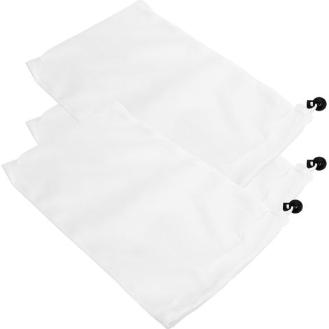 Lot de 10 sacs filets de nettoyage pour aspirateur de piscine, récupérateurs de feuilles et de débris, à mailles fines. (1/5)