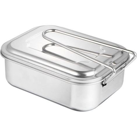 Boîte à bento Amosfun en acier inoxydable résistant la corrosion (1/5)