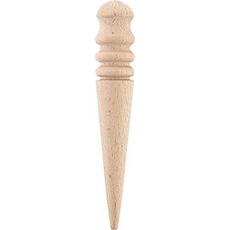 Baguette de polissage pour bords de cuir, outil de fraisage pour cuir, bâtonnet rond en bois, outils pour cuir (1/5)