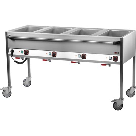 Bain marie électrique GN 4-1/1 commande sur le côté long REDFOX - VLPD 4120 - REDFOX