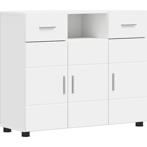 Maison Exclusive - Armadio in Legno Bianco 88,5 x 30,5 x 73 cm Legno multistrato