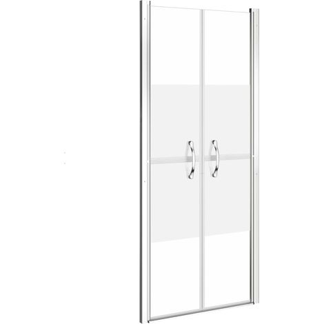Porta doccia bagno WC doccia interno casa ESG 86x190 cm semisatinata 020001994