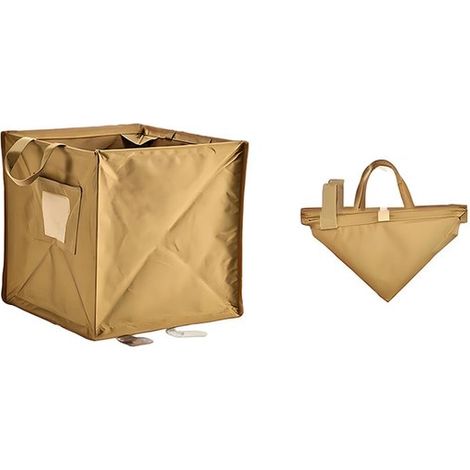 Cestino pieghevole per esterni, borsa portaoggetti resistente e di grande capacità per campeggio e barbecue, tessuto Oxford 600D, 303030 cm (1/3)