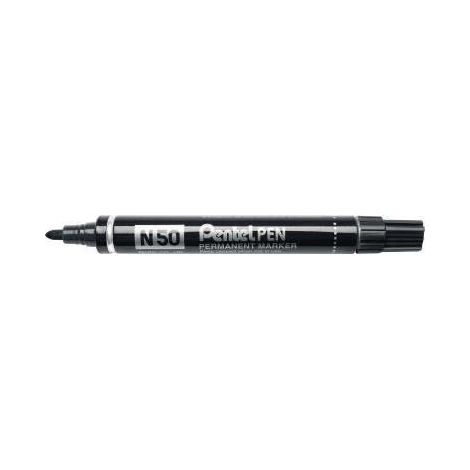 Pentel Permanentmarker N50-AE 2mm Metall konische Spitze sw (1/2)