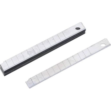 Jeu de Lames de Rechange 9 mm - 10 pcs - Acier, Résistantes et Précises, Pro - D-Work (1/5)