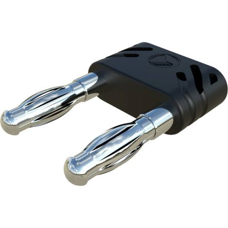 SKS Hirschmann KST sw 14/4 Ponticello di cortocircuito Nero Ø perno: 4 mm 1 pz. (1/2)