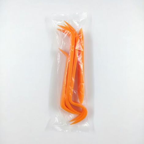 Kit di smontaggio autoradio da 4 pezzi gialli, attrezzi in sacchetto (1/5)