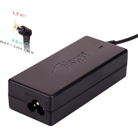Alimentatore Akyga AK-ND-50 per laptop Lenovo IBM, 20 V 2,25 A 45 W, 4,0 x 1,7 mm (1/5)