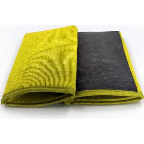 Gant d'argile à rayures jaune de décontamination (1/5)