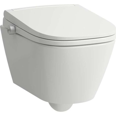 LAUFEN Cleanet Meda Wand-WC, mit Dusch-WC Aufsatz, Silent Flush, (1/3)