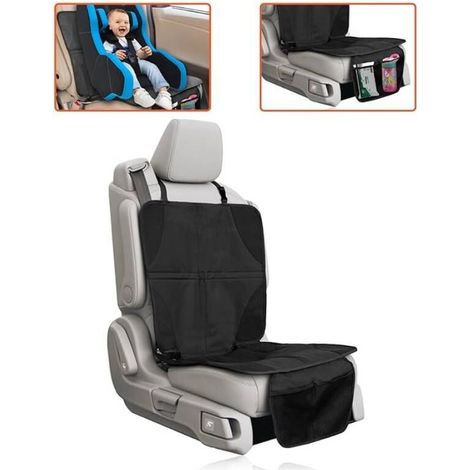 Protection Siège Auto Universelle, Housse de Protection Arrière avec Poche de Rangement, Imperméable et Antidérapante pour Chien et Enfant (1/4)
