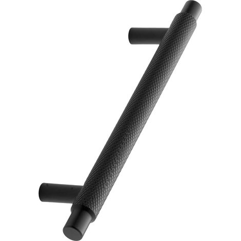 Griff Manor LA 128mm, Möbelgriff Breite 182mm, Zinkdruckguss schwarz matt