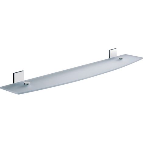 Mensola 60 cm in vetro temperato 7819-60 Gedy serie MAINE Cromato (1/2)