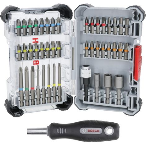 Coffret de vissage 44 pcs + poignée - BOSCH - 2607017733 (1/5)