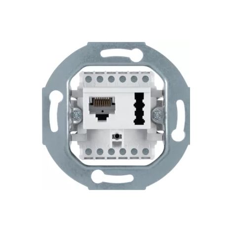 Berker Steckdose M3458809 UAE8(6)/TAE6F+N polarweiss (1/2)