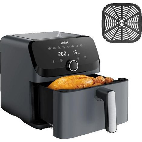 Freidora de aire Tefal, Muy gran capacidad de 7.5 L, Easy Fry Mega, EY855BE0 (1/4)
