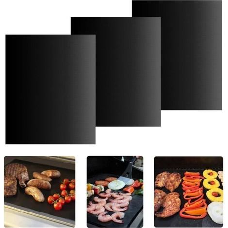 Tapis de cuisson - Noname - 33x40 cm - Anti-adhésif - Réutilisable - 3 pièces