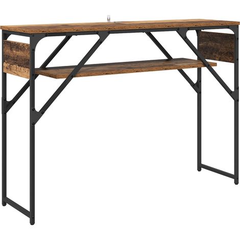 Maison Exclusive - Konsolentisch Altholz 105x30x75cm Holzwerkstof