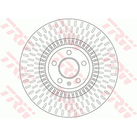 DISQUE DE FREIN AVANT DF6216 TRW