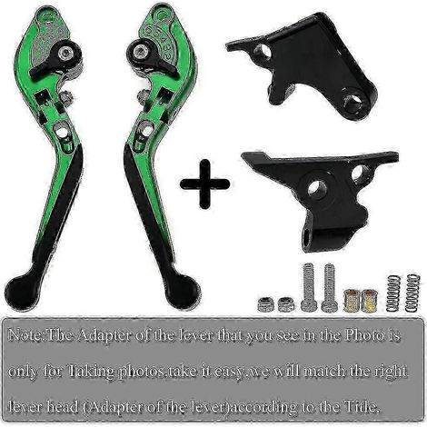 Leviers de frein et d'embrayage pliables et extensibles CNC en or et titane, logo laser unique pour Yamaha FZ8 2011 2012 2013 2014 2015 (A5 B5 C1 D1) (1/5)