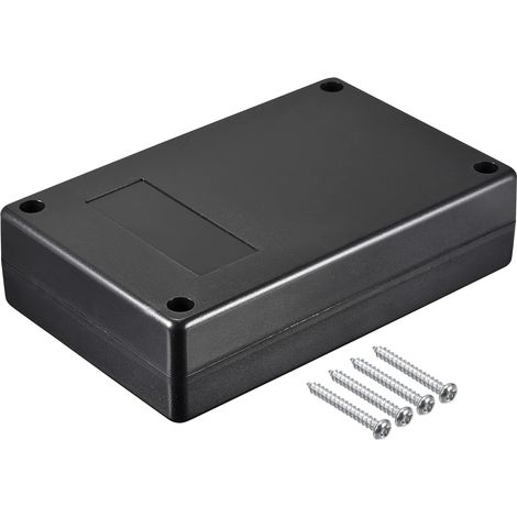 Boîte Jonction Étanche 125x80x32mm ABS pour Projet Électrique Noir (1/5)