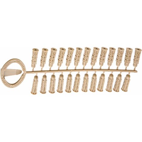 Chevilles nylon grappe lot de 50pcs Ø8 mm x 33 mm