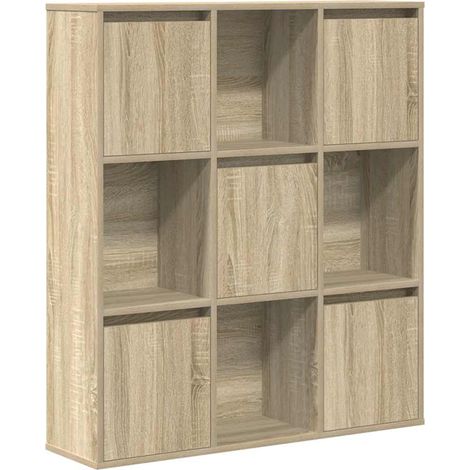 Maison Exclusive - Bücherregal Sonoma-Eiche 89x24x101,5 cm Holzwe