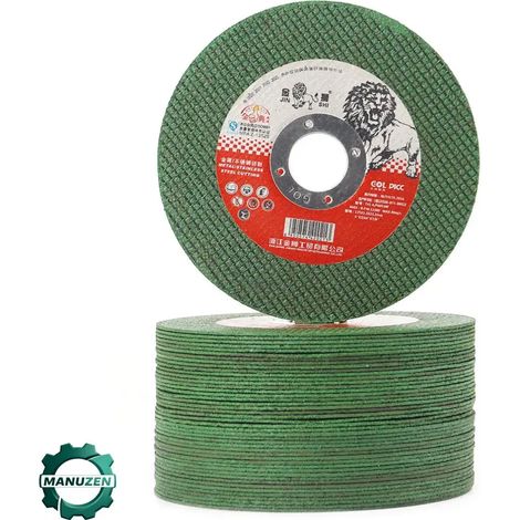 Manuzen - Disques à tronçonner métal 125 × 1,2 mm – 5 disques (1/3)