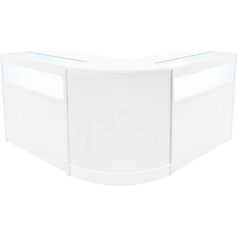 Iris LED Shop Counter Set CM60 & 2 x B900 - White