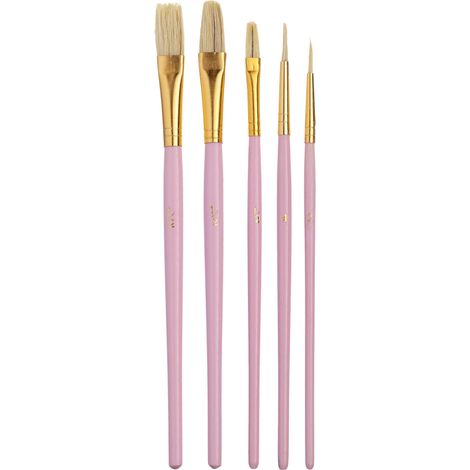 Sweetly Does It Cake Set di 5 Pennelli Cucina per Decorare Torte e Dolci, Rosa (1/2)