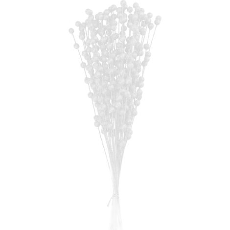 Branches de Brindilles Scintillantes pour Arbre de Noël, Bricolage de Couronne, Artisanat, Cadeau, Petit Vase, Décoration de Maison, Ornements de Fête, Noir (x) (1/5)