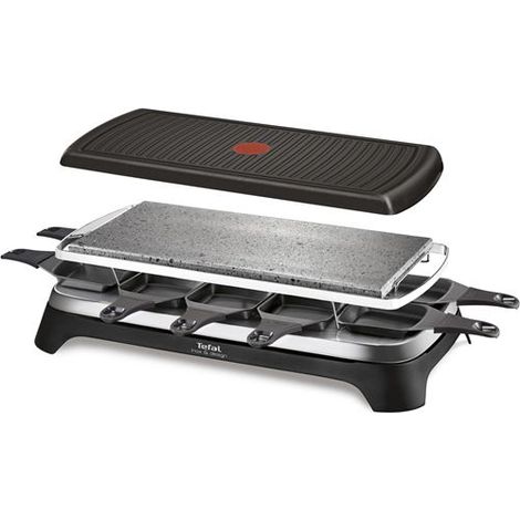 Tefal RE45A812 Pierrade 3 in 1 Inox per 10 persone