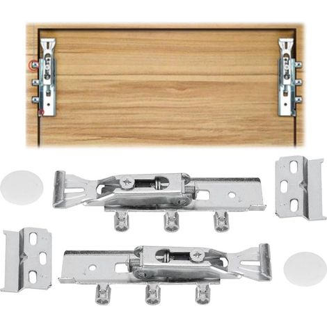 2-teilige Schrankaufhängung, Wandmontage, verdeckte Hängehalterung für Küchenschränke, verstellbar, Tragkraft 150 kg, Wandmontage-Schrankaufhängung (1/5)