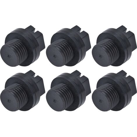 10 pièces Bouchon de Vidange 1/4 pouce Piscine, Matériau Caoutchouc, Design Compact et Facile à Utiliser