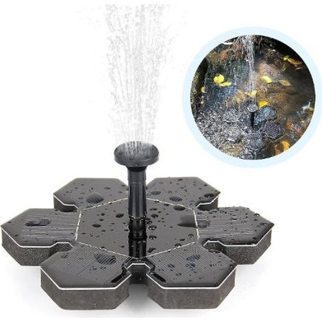 Solar fountain, solar pond pump, solar water pump for outdoor use