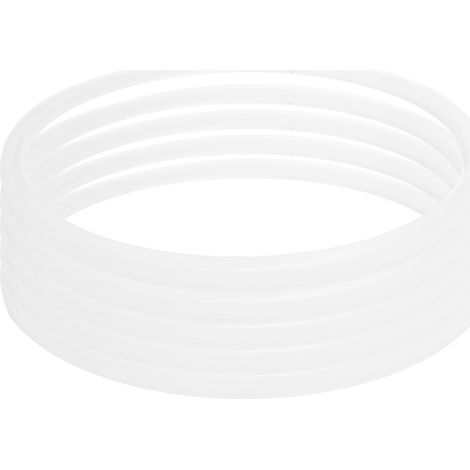 Lot de 5 joints toriques universels transparents en acier inoxydable pour autocuiseur, 26 cm