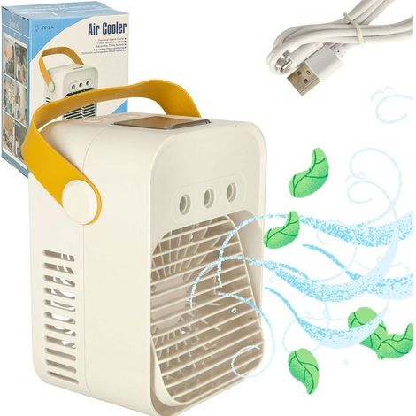 Ventilateur de climatisation, humidificateur, argent-Online Store (1/5)