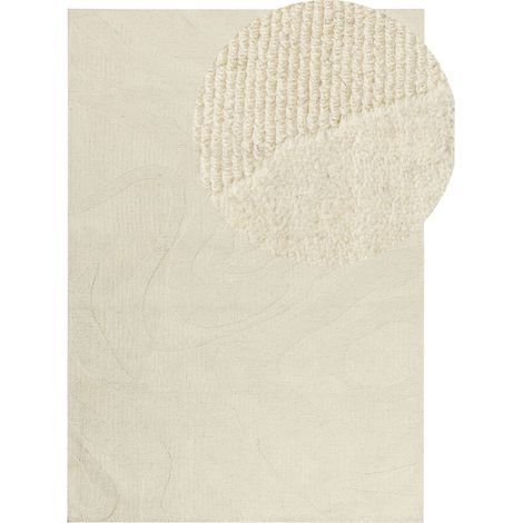 Teppich SASNAK Beige 200 x 300 cm Wolle