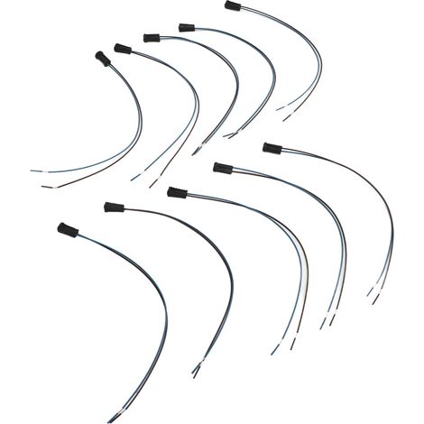 Lot de 10 douilles LED G4 en silicone pour ampoules halogènes MR16 et MR11 (1/5)