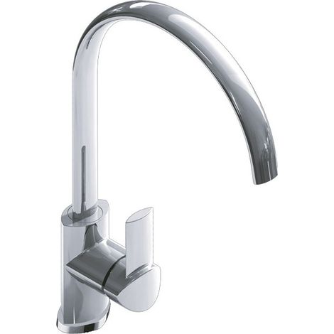 Rubinetto miscelatore per lavabo cucina finitura cromo h.26,78x20,3 cm EFFEZ (1/4)