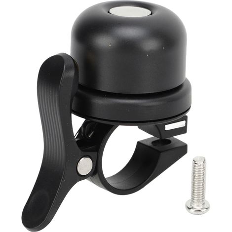 Cloche de vélo en alliage de cuivre et plastique, étanche, pour guidon 22,2 mm, sonnette de guidon robuste et rétro (1/5)