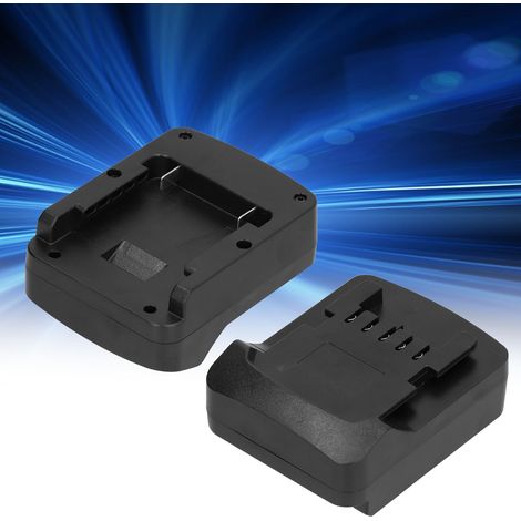 Adaptateur de batterie pour batteries Bosch série BAT 18V permettant de les convertir en batteries lithium Metabo 18V pour l'utilisation d'outils. (1/5)