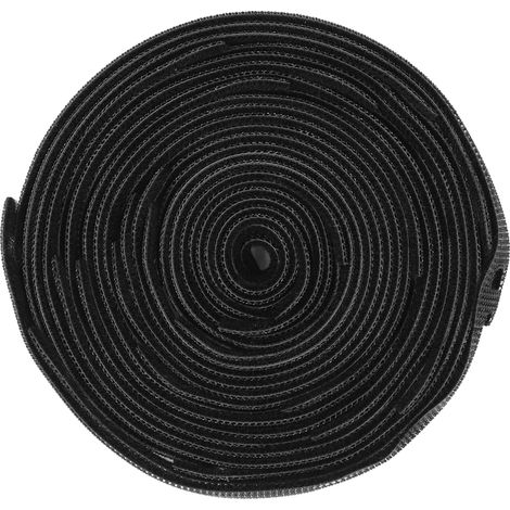 25 attaches auto-agrippantes réglables, sangles auto-agrippantes, gestion des câbles, organisateur de fils pour bureau maison, 20 cm (1/5)