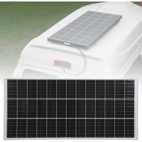 160W 18V wasserdichtes monokristallines Solarpanel, geeignet für Autos, Boote, Anhänger und Wohnmobile (übergewichtig und übergroß) (ohne Batteriespeicher). (1/5)