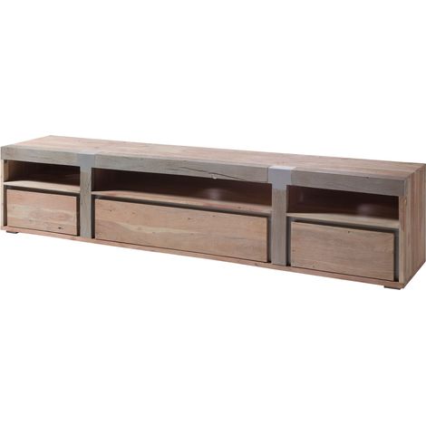 TV-Board Akazie 250x48x55 beige lackiert Amsterdam 127
