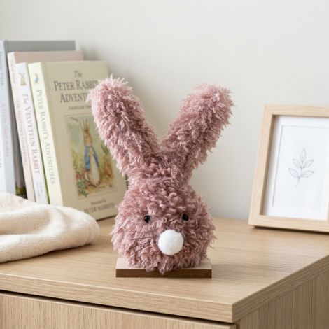 Springtime Fuzzy Bunny Decoration (1/2)