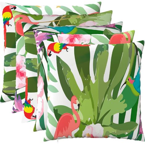 vidaXL Funda de almohada 6 pcs HEERLEN Multicolor 80 x 80 cm Poliéster (1/2)
