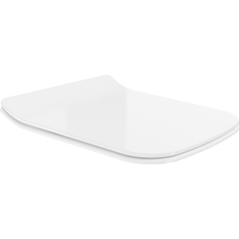 Mexen asiento de inodoro de cierre suave slim, duroplast, blanco brillo - 39240000 (1/3)