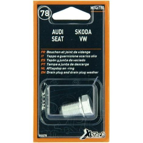 XLTECH 1 bouchon de vidange + 1 joint VAG M14