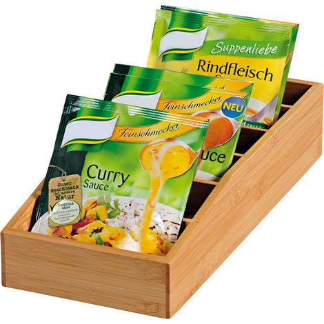Aufbewahrungsbox mit universellem Zweck, Organizer, Bambusbehälter, Bambus (1/2)